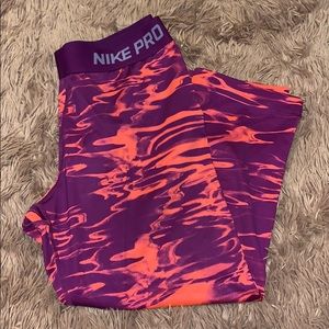 Nike pro running pants